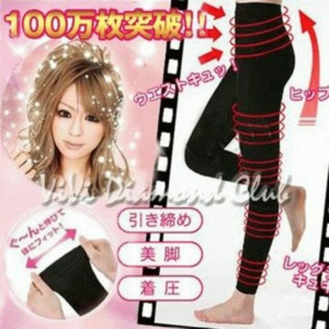 SLIMMING NIGHT LEGGING  PELANGSING KAKI BETIS DAN PINGGANG BAHAN TEBAL DAN ADA BOX