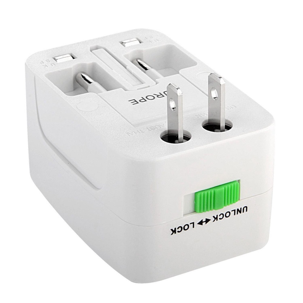 [BISA COD] JLNONLNJKT  Universal Travel Adaptor EU AU UK US Plug - 931