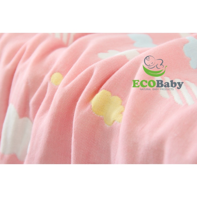 Selimut Topi Bayi Baby Blanket Ecobaby  Motif 90*90 cm