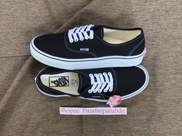 VANS AUTHENTIC PREMIUM CLASIC BLACK WHITE WAFFLE DT