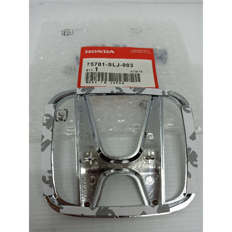 Logo Lambang Emblem H Honda all new Brio RS chrome original buat pengganti logo melati