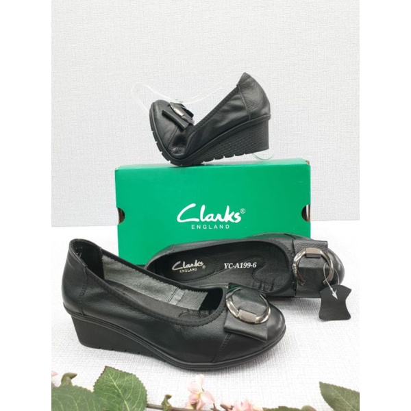 ClarksYC-A199-6 Logo Wedge 5cm