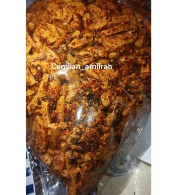 

【Penjualan Terbaik】Basreng Pedas daun jeruk super kriuk isi 1 kg