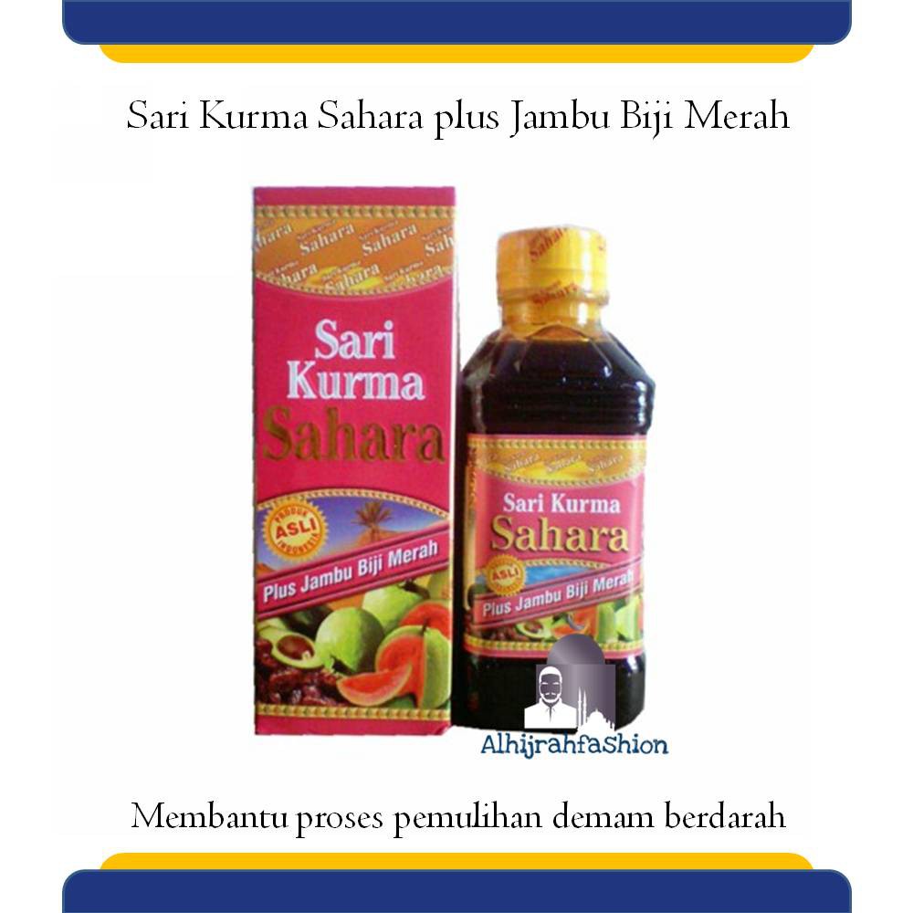 

Sari Kurma Sahara plus Jambu Biji Merah Sari Kurma Herbal DBD