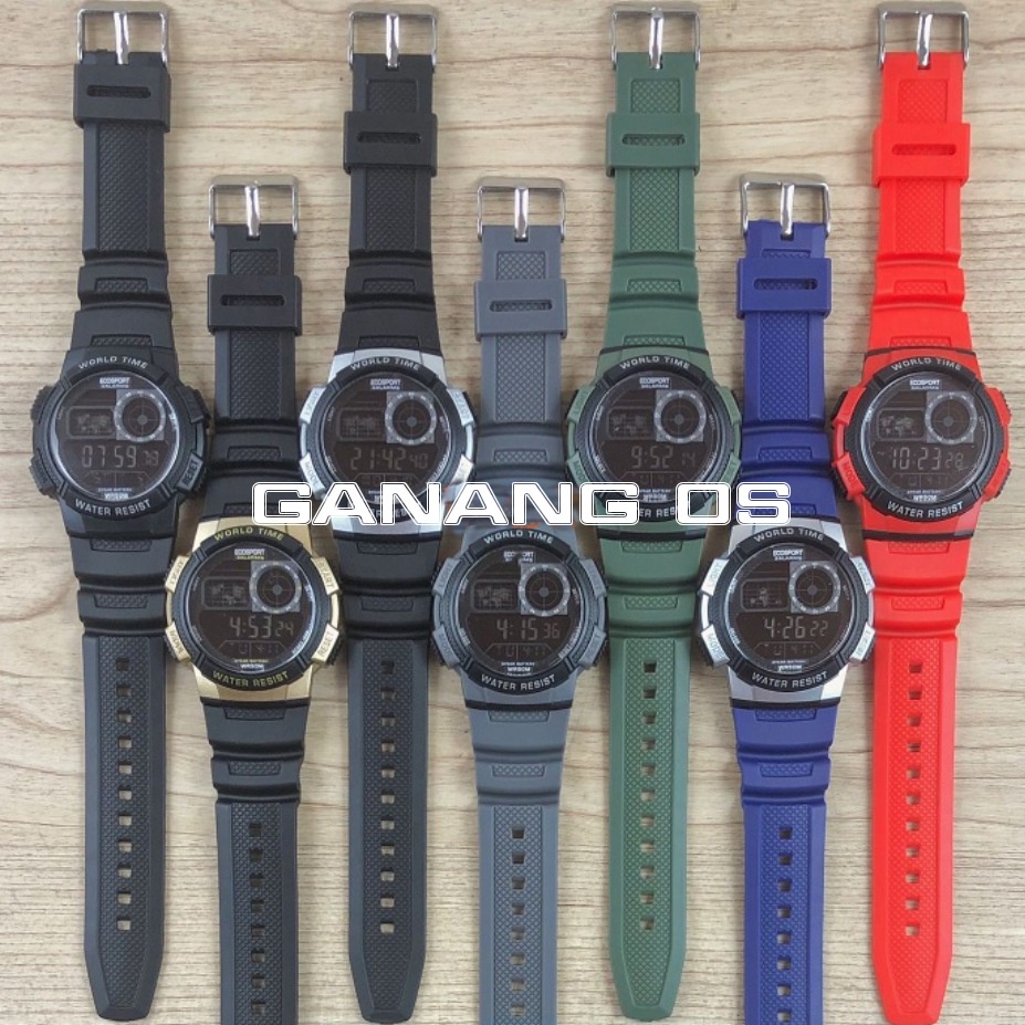 TERBARU JAM TANGAN ESPORT JAM TANGAN PRIA MASA KINI JAM SPORT DIGITAL LED TIME WATER RESIST