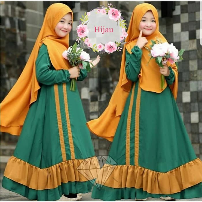 Baju Muslim Anak / Gamis Anak RONA KIDS / BAJU MUSLIM GAMIS ANAK