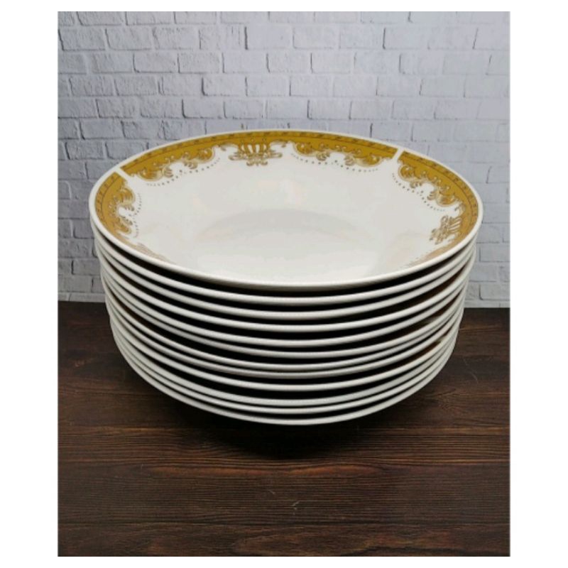 PIRING MAKAN BATIK 1 LUSIN PIRING BELING