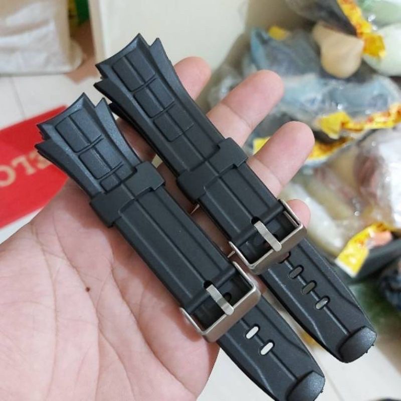 Strap Tali Jam  QQ QnQ Q&amp;Q M075 QnQ 075 Tali Jam Tangan Q&amp;Q M 075 Black