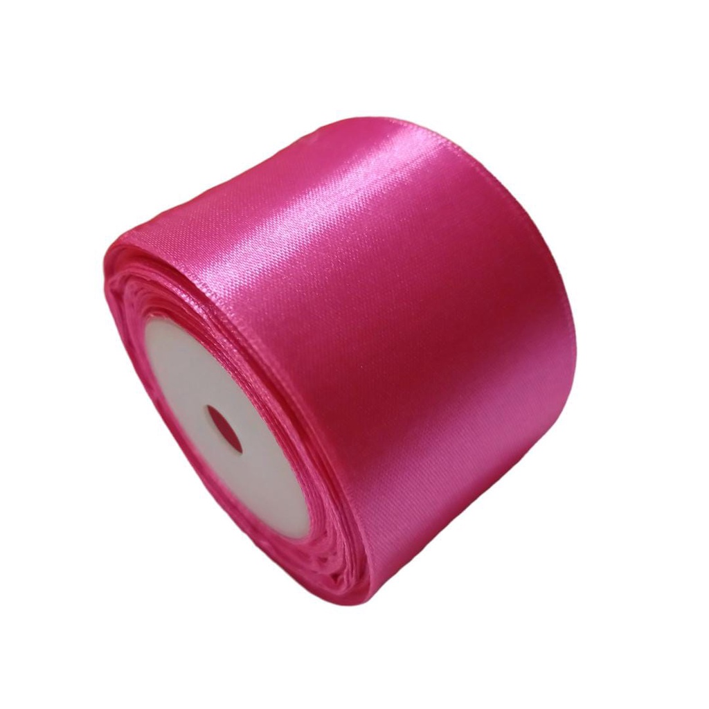 

Pita Satin Pink Fanta Ukuran 2 inch / 5cm Per Roll
