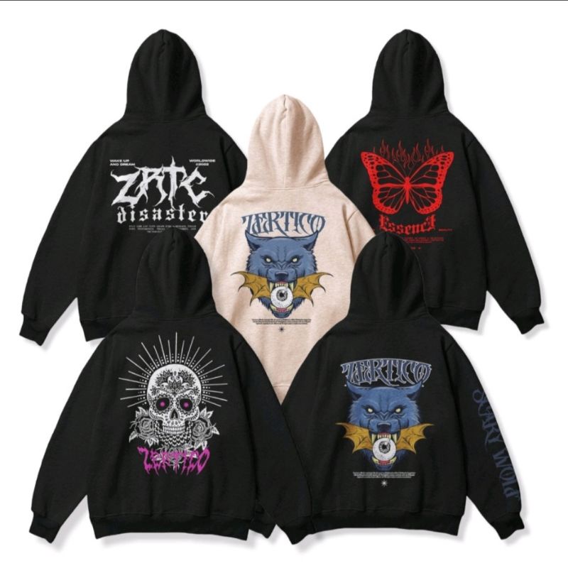 SWEATER HOODIE MURAH DISTRO PRIA WANITA MOTIF AESTHETIC ZERTICO