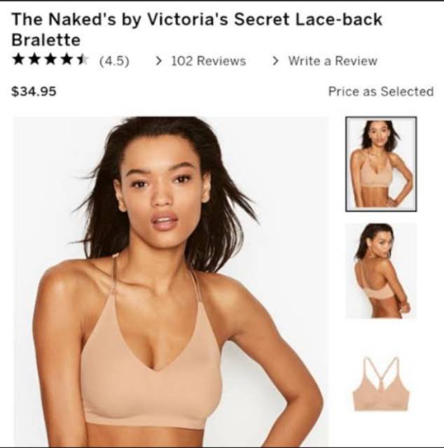 NEW VICTORIA SECRET BRALETTE MULITCOLOR