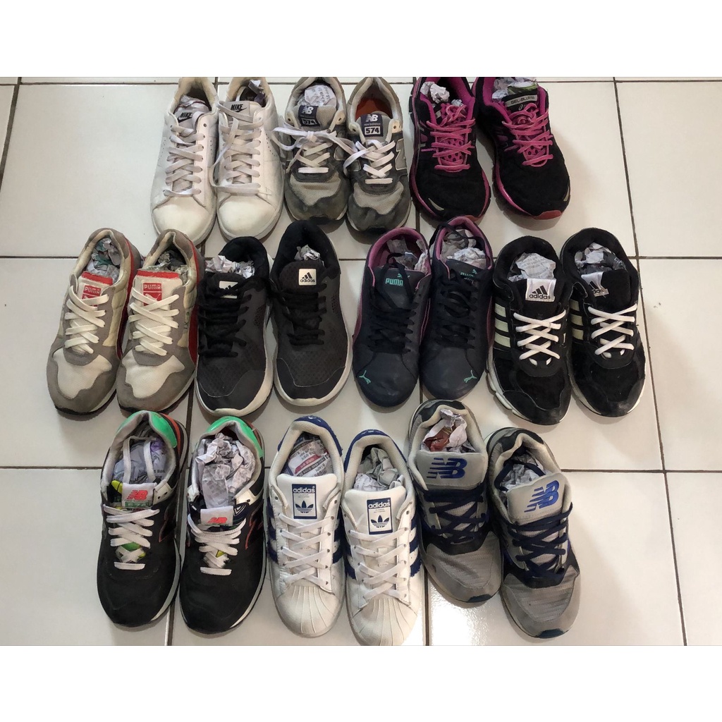 Sepatu Borongan 10 pcs (BOOKED) | BEKAS | SECOND | PRELOVED