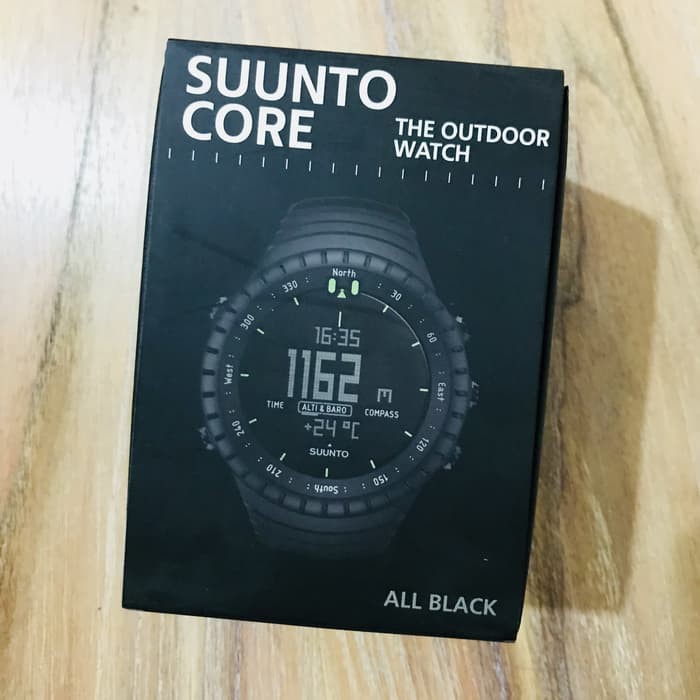 Suunto Core All Black Military Jam Tangan Outdoor Watch 100% Original
