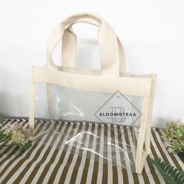 [ROSEMARIE] Tote Bag Mika Katun Tas Souvenir 30x20x10 cm Tas Hampers Mika