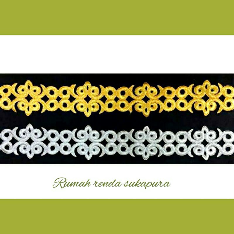 renda meteran murah / renda roll murah / bordir meteran murah