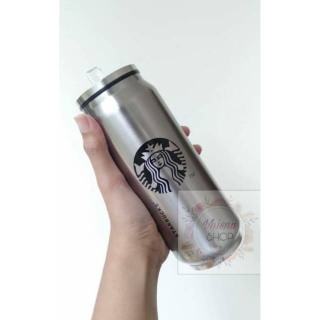 Thumbler Starbuck Stainless Steel/ Thermos 500 ml (REAL PICT)