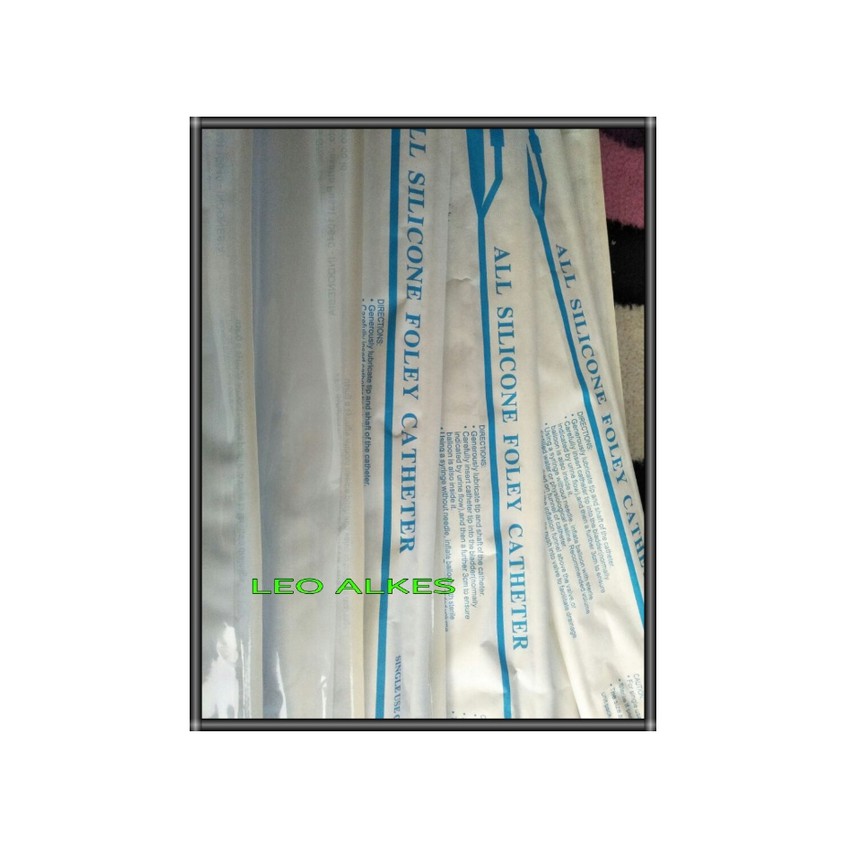 FOLEY CATHETER SILICON NO 16. FOLY CATETER SILIKON. SELANG KATETER.