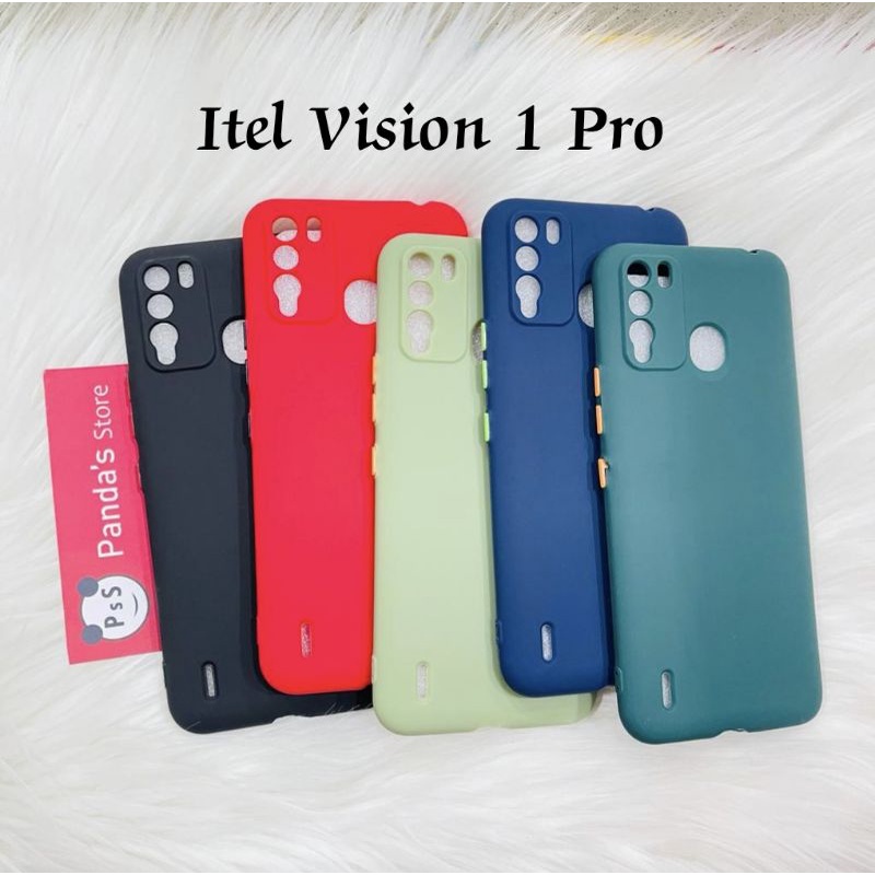 Case Itel Vision 1, Vision 1 Pro, Vision 1 Plus Babycase + Pelindung Kamera, Makaron Full Color (PsS)