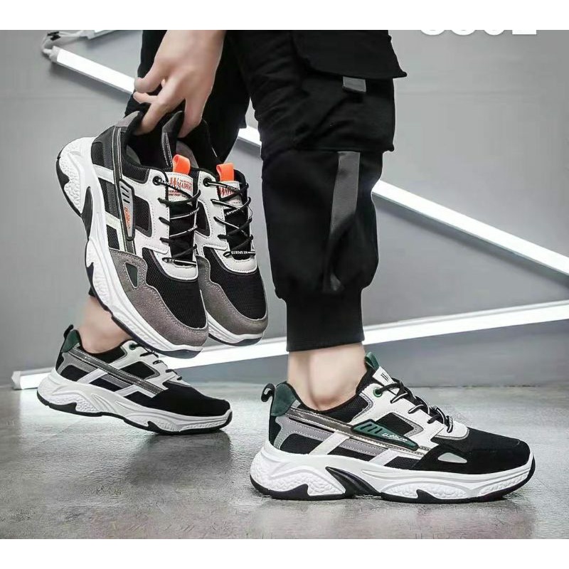 PBT SEPATU SNEAKER PRIA IMPORT - KASUAL MEN‘S SPORT  FASHION  2023“GZ12” (FREE BOX POLOS）