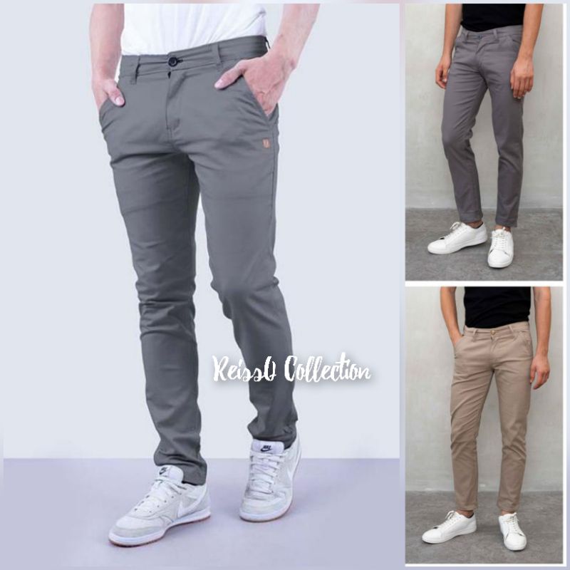 Celana Panjang Pria Chino Distro Premium Nyaman Dipakai Nongkrong Formal Santai Casual Pas Untuk Santai Maupun Formal