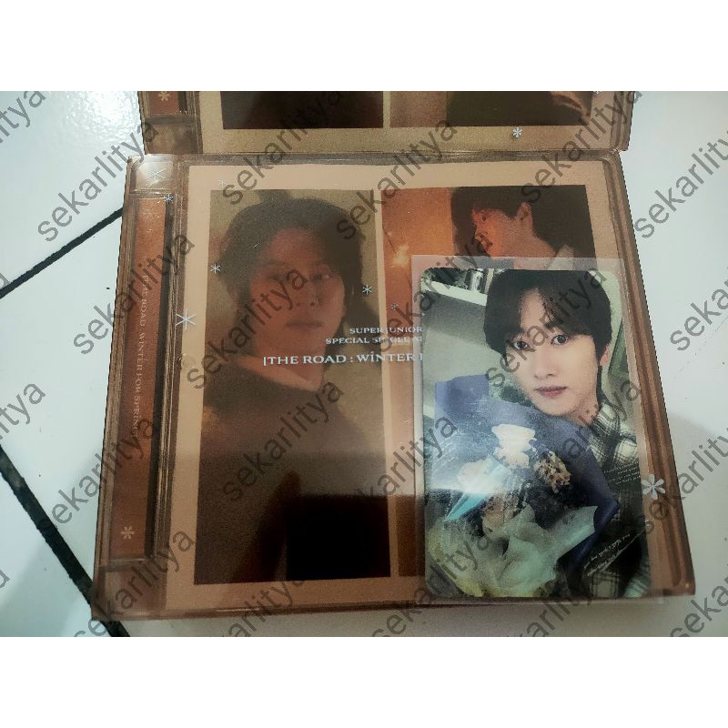 SUPER JUNIOR The Road: Winter for Spring Callin' ver C Unsealed Fullset PC Eunhyuk Hyukjae