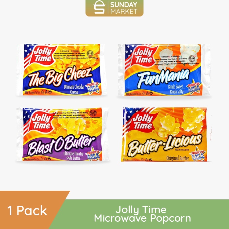 

Jolly Time Microwave Popcorn .