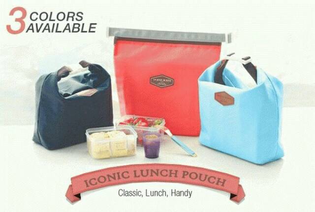 ICONIC Pouch Lunch hot n cold / Tas Bekal tahan panas dan dingin / bento