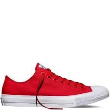 SEPATU ALL-STAR CONVERS CT MERAH PUTIH  LOW PRIA WANITA