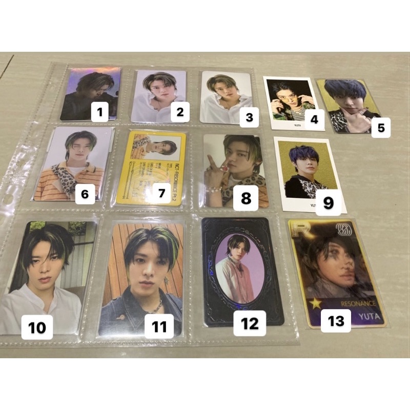 PHOTOCARD YUTA OFFICIAL