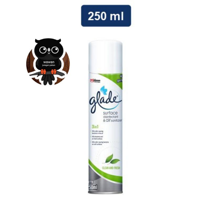 glade surface disinfectant &amp; air saniter 250 ml