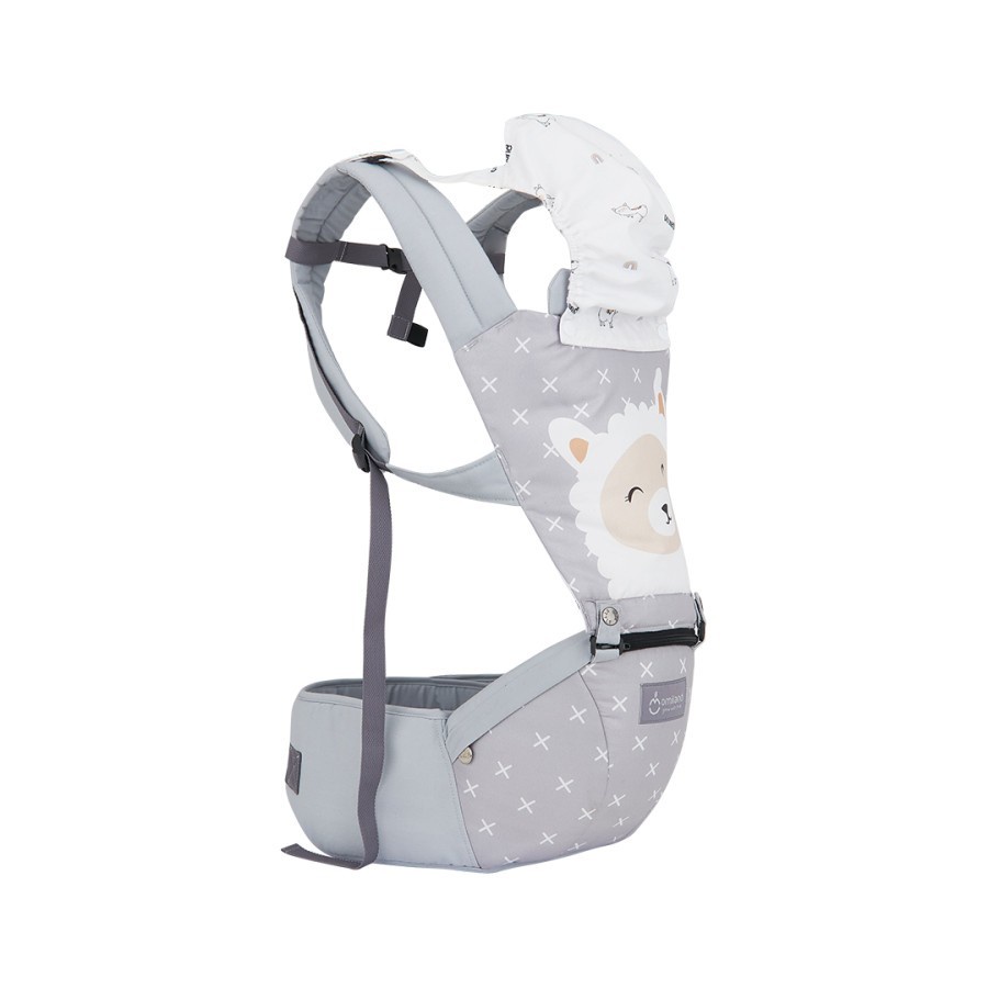 Gendongan Hipseat Omiland Panda  6 Posisi -  OBG2331 Perlengkapan Travelling Bayi