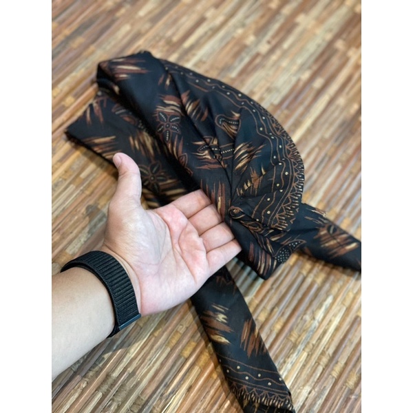 udeng batik setengah jadi / udeng batik bungkulan