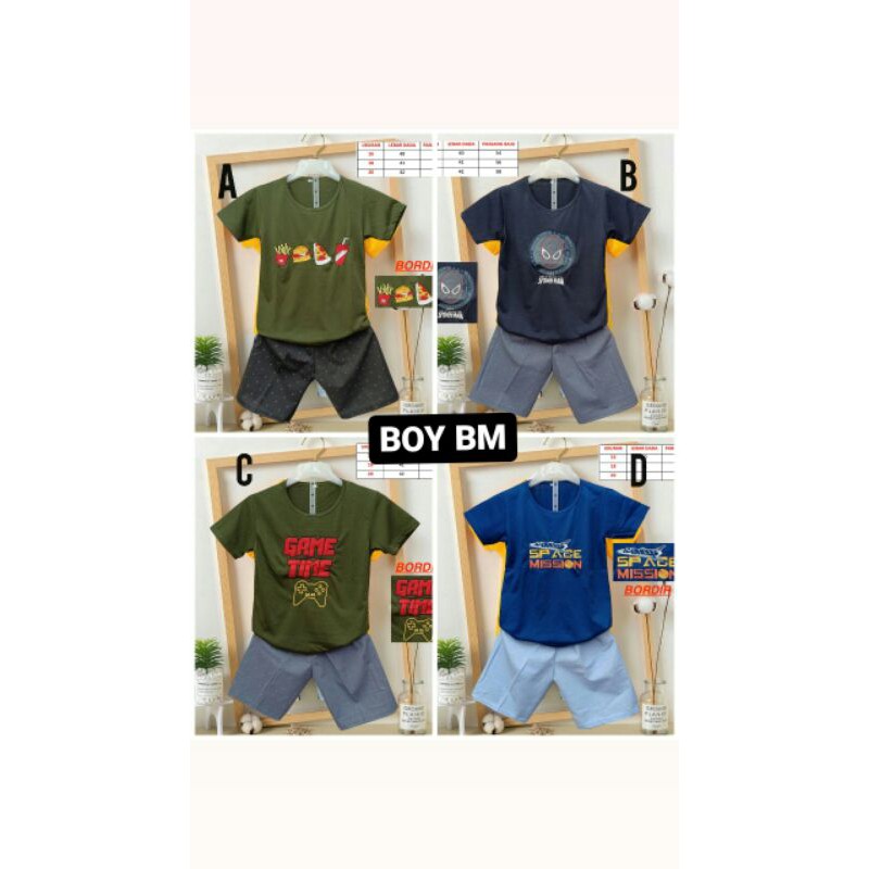 BOY BM BAJUANAK (BAHAN KATUN )