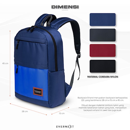 TAS RANSEL BACPACK ERLAND-EVERNEXT