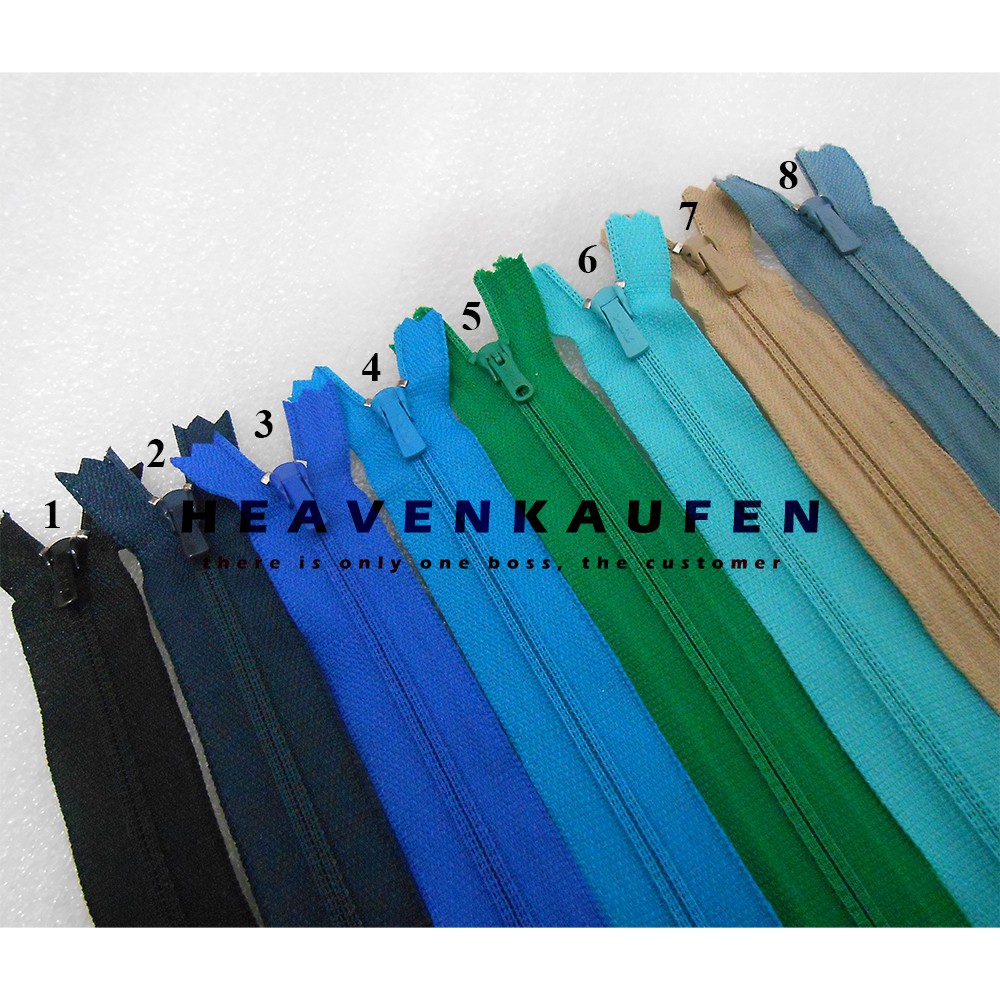 Resleting Sleting Zipper YKK 35 cm Murah Close - End Warna Warni