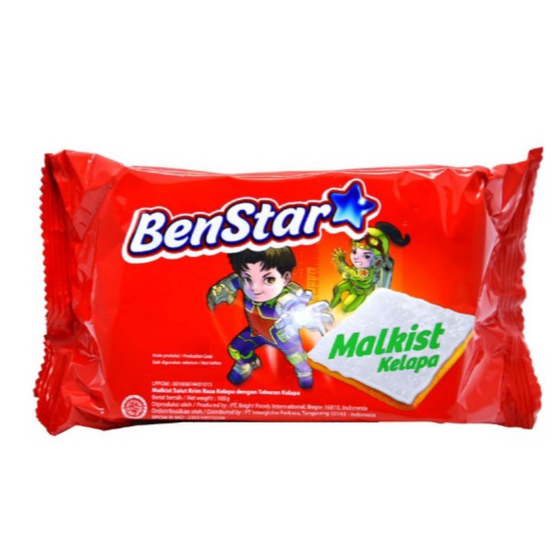 

Benstar Malkist Kelapa 105g