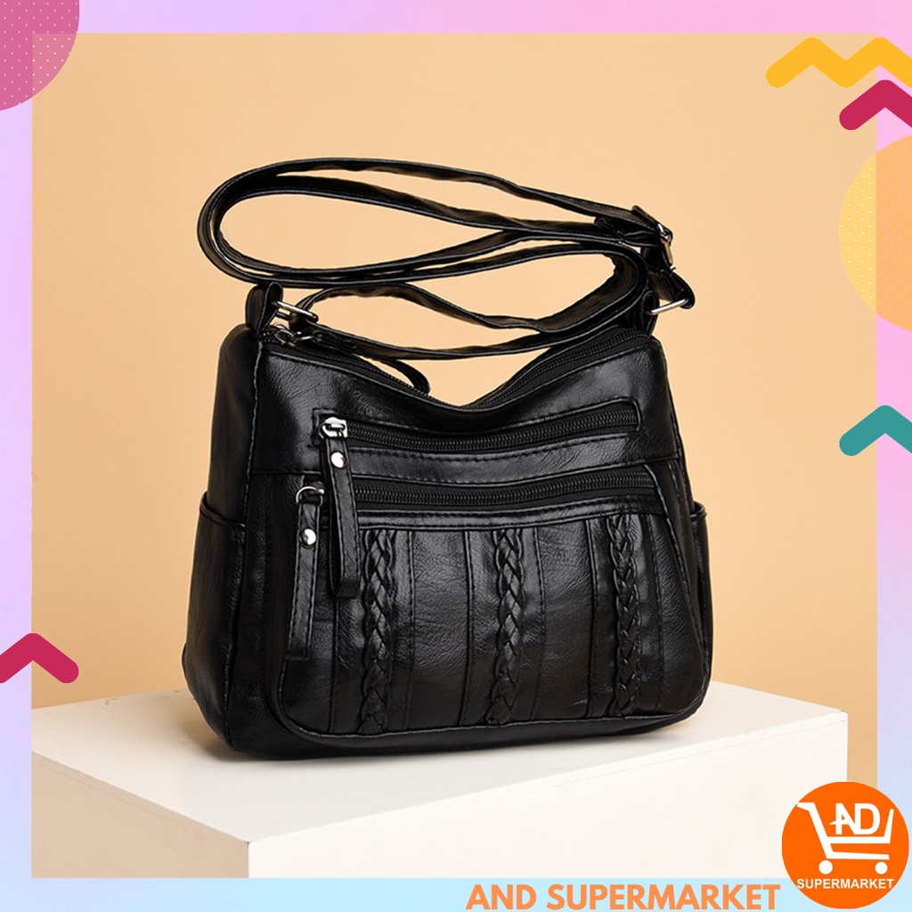 AND COD TAS SELEMPANG WANITA MURAH KEKINIAN REMAJA KOREA TAS PUNGGUNG SLING BAG GROSIR IMPORT  T178