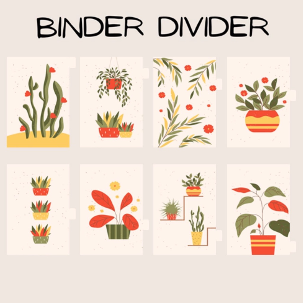 

PEMBATAS BUKU (BINDER DIVIDER) AESTHETIC KEKINIAN DAN MURAH UNTUK A5 DAN B5