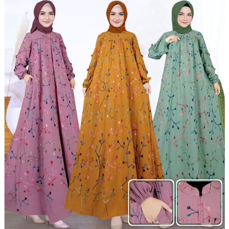 GAMIS CRINGKEL BORDIR//KODE AKA