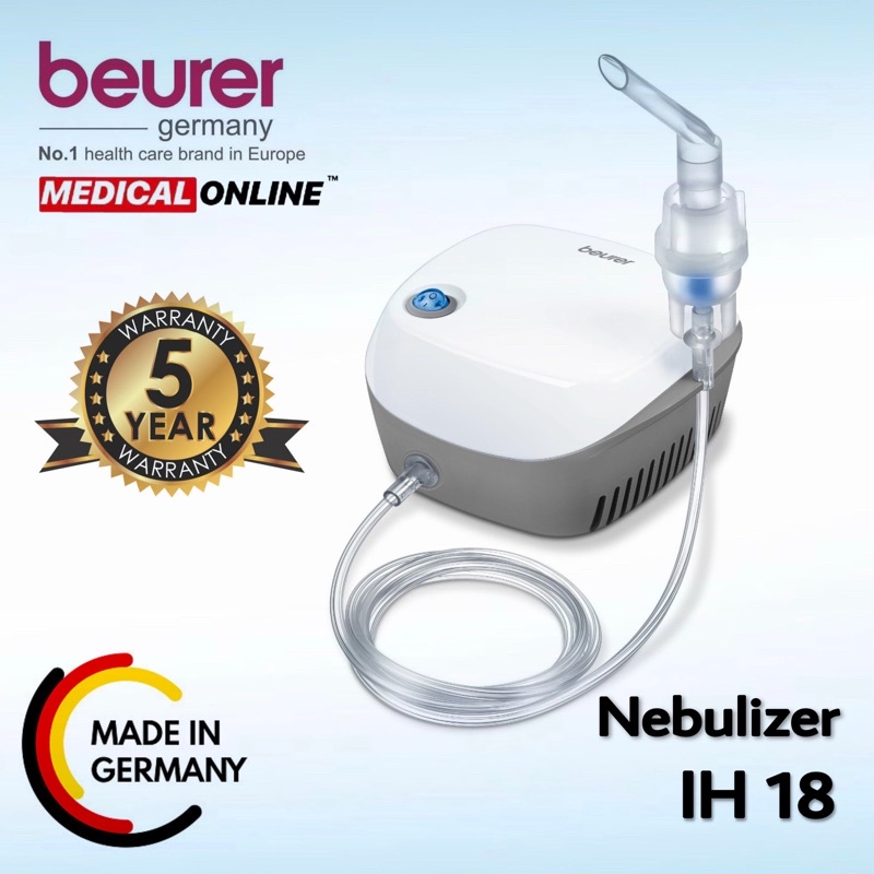 NEBULIZER BEURER IH-18 / IH18 COMPRESSOR ALAT UAP NAFAS MEDICAL ONLINE MEDICALONLINE
