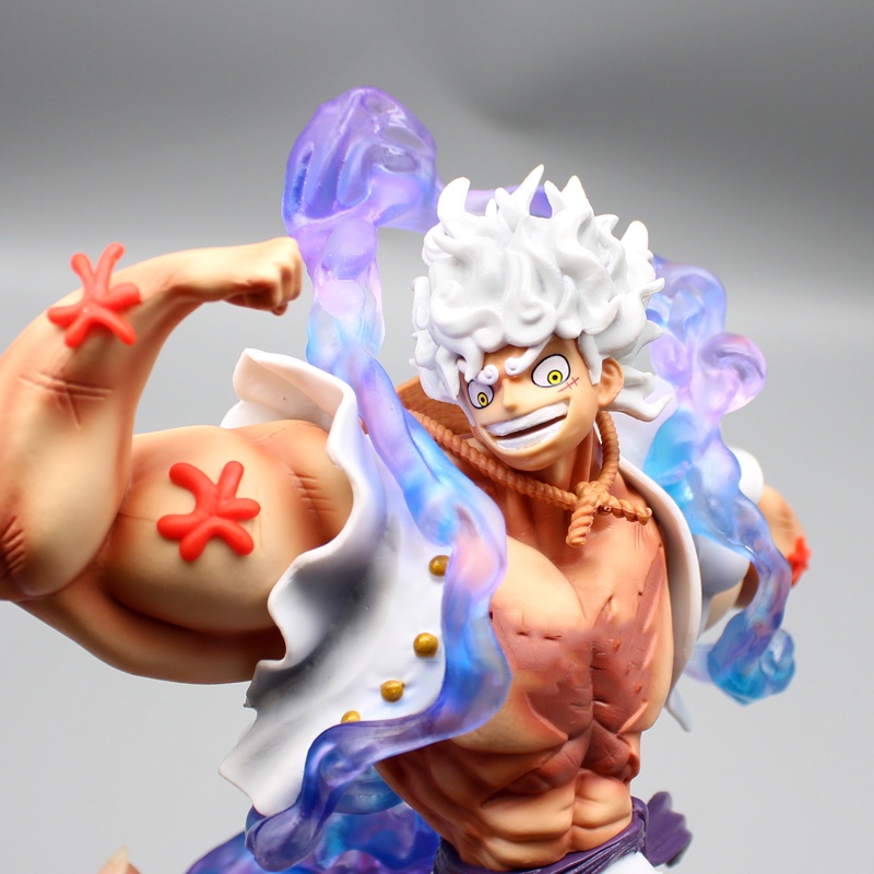 Mainan Action Figure Model Anime One Piece Luffy Gear 5 Hercules Nika Luffy Sun God 19cm Bahan PVC Untuk Hadiah Anak