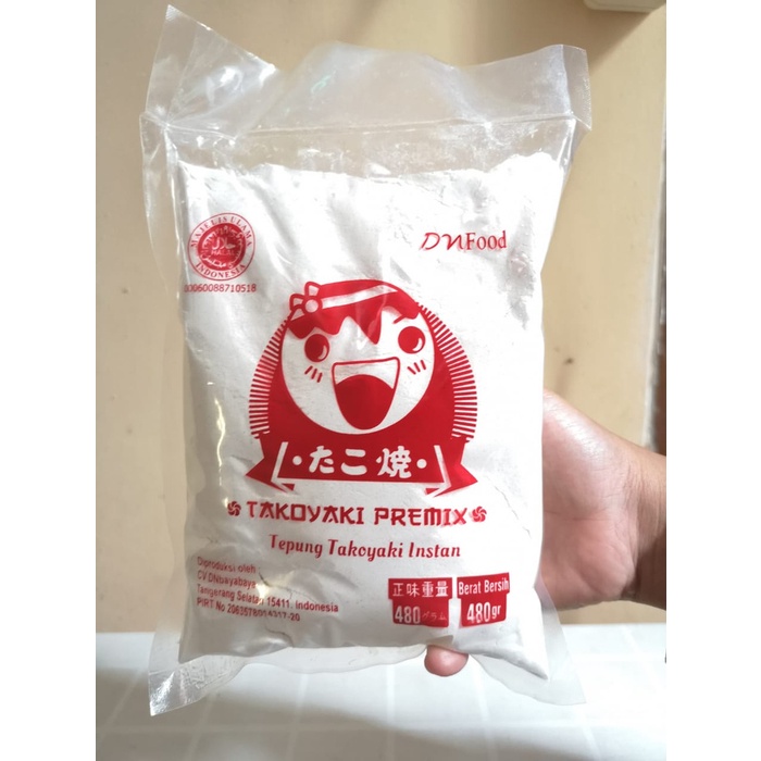 

b011tee Tepung Takoyaki @480 Gram. Siap Pakai Sudab Ada Rasa Da01D100