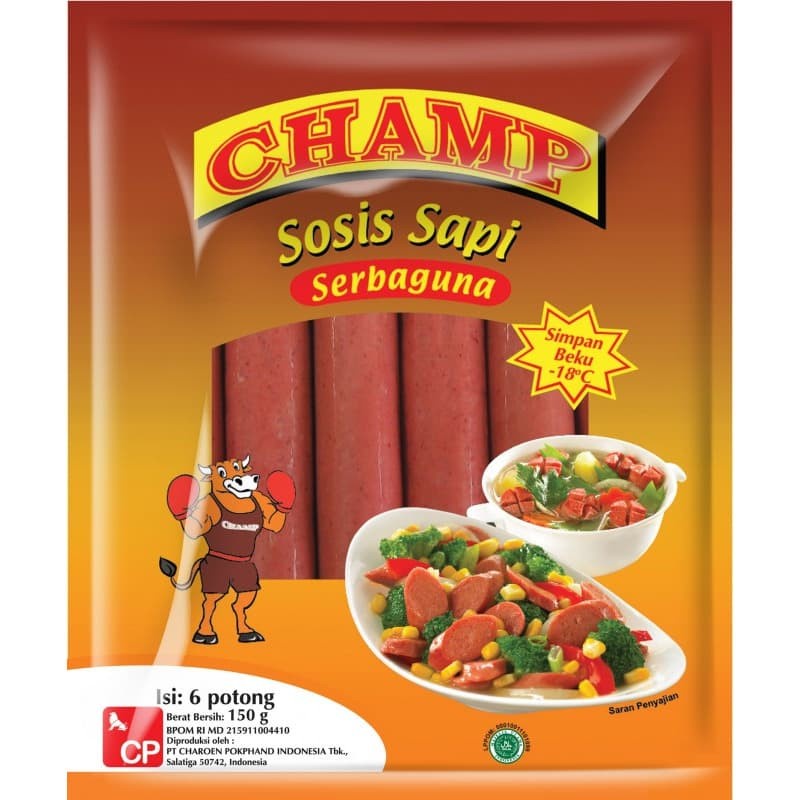 

CHAMP SOSIS SAPI SERBAGUNA ISI 6 150GR