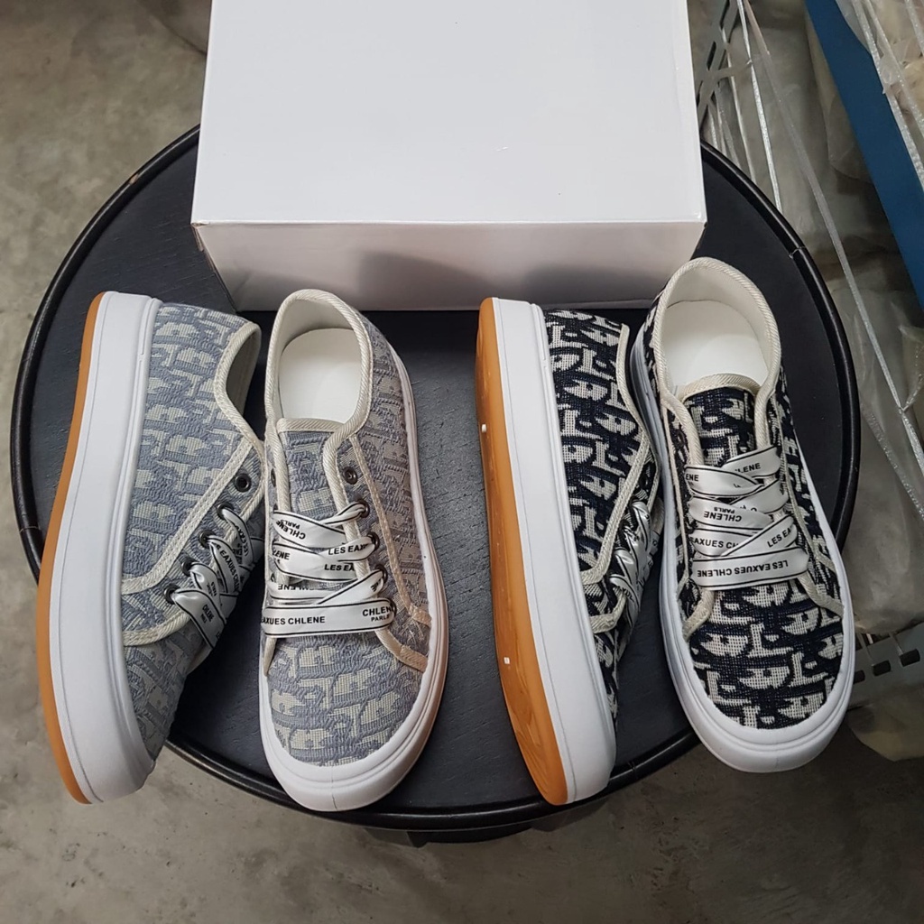 Sepatu Import Wanita 070100 Walk'N Sneaker Tali Sepatu Silk