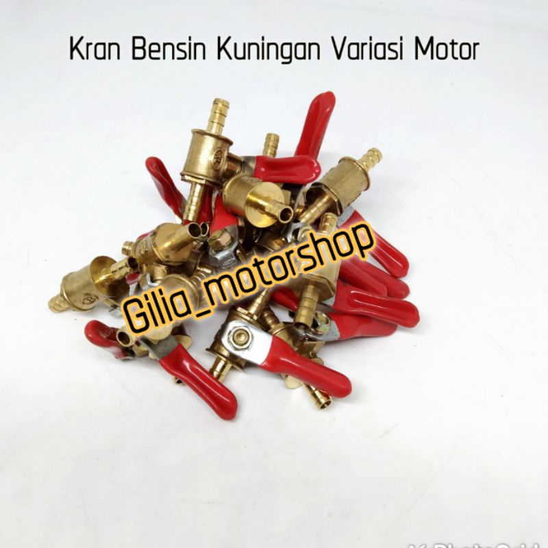 Kran Bensin Motor 1/4 Inch Kuningan Kran Angin Minyak 1/4 Keran Kompresor 1/4 Kuningan Besi Universal