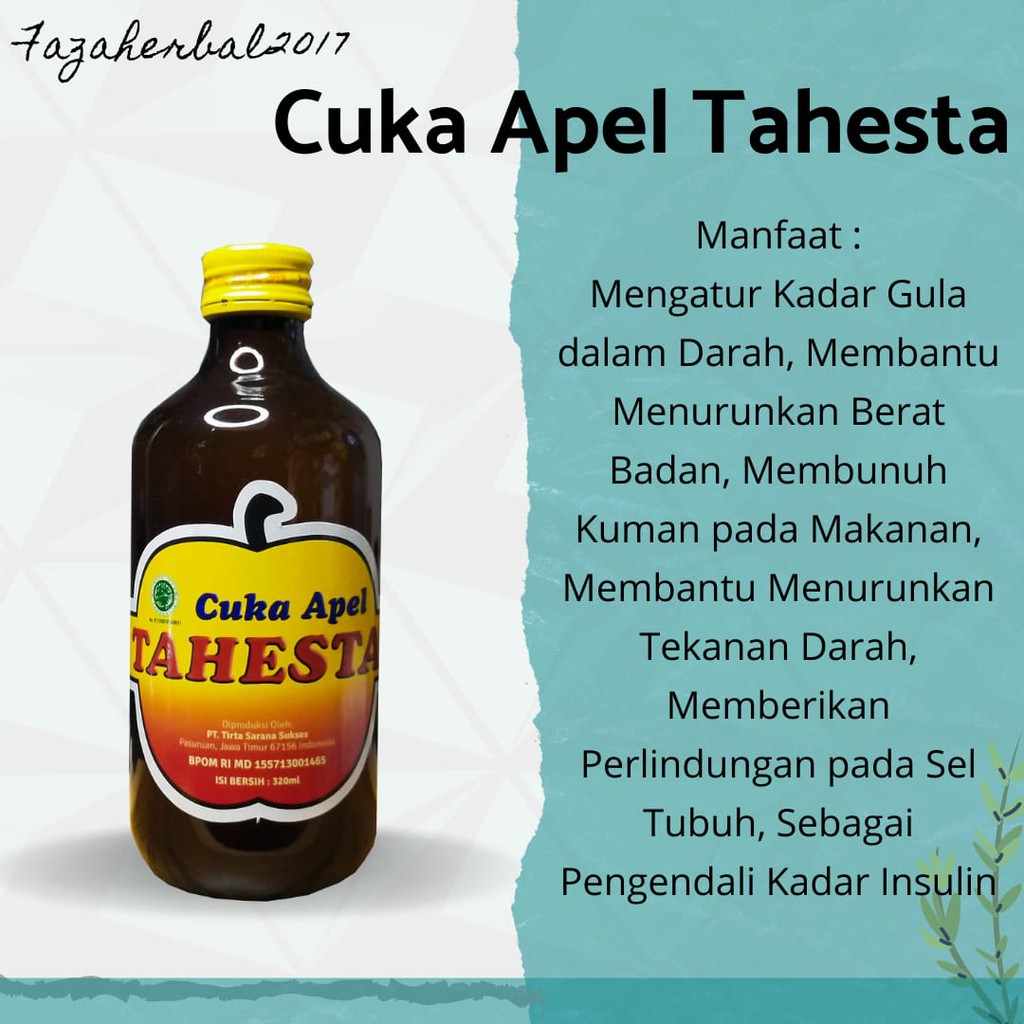 Cuka Apel Tahesta