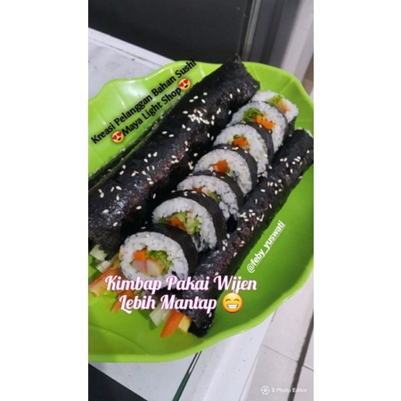 Wijen sangrai roasted sesame seed taburan wijen putih hitam oven