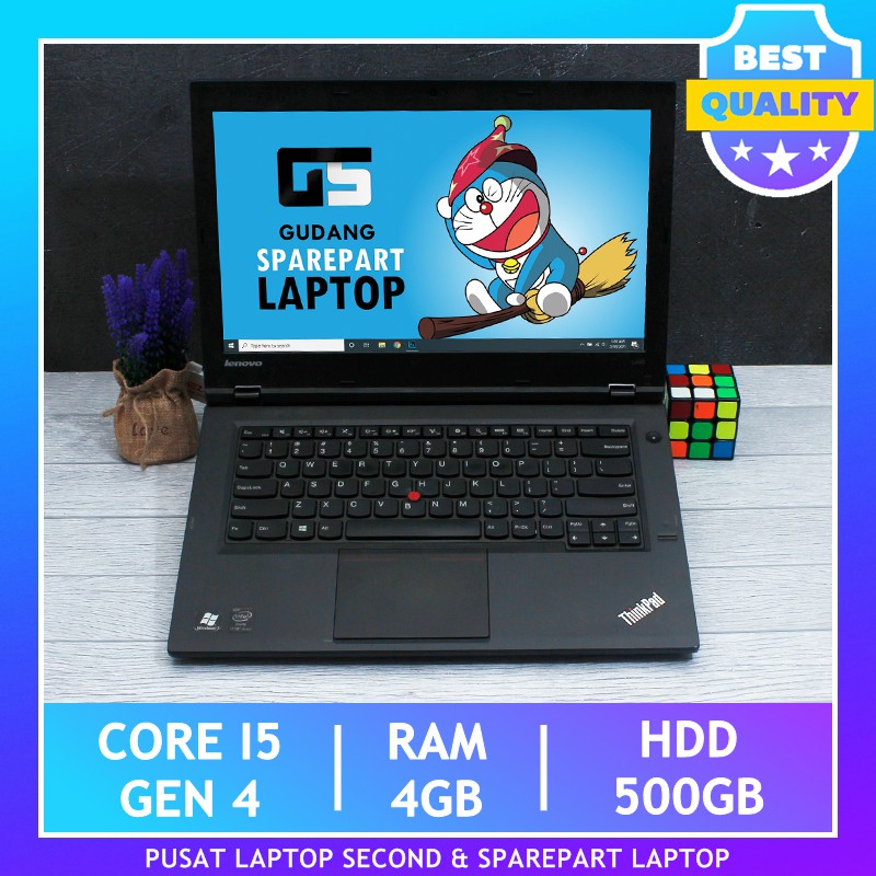 LENOVO THINKPAD L440 Core i5 RAM 4GB 500GB Laptop Bekas Murah Notebook Second Ultrabook Tipis