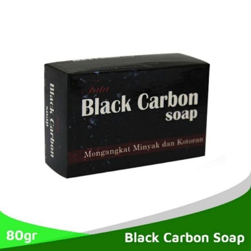 Black Carbon Soap/ Sabun Batang Original BPOM Anti Minyak dan Kotoran