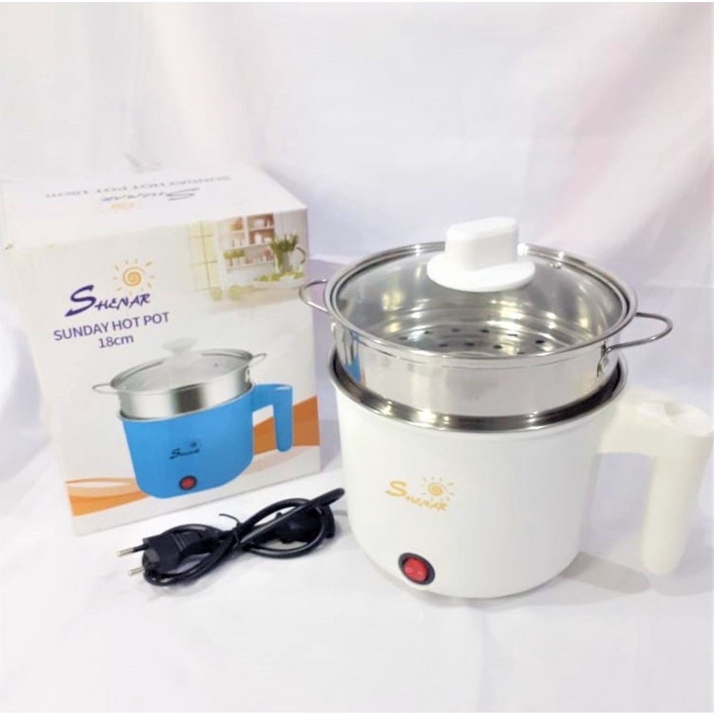 SHENAR COOKING POT STEAMER MULTIFUNGSI PANCI ELEKTRIK FASHION SUNDAY HOTPOT SEVILLA GRANADA